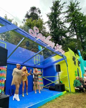 James Patrice Instagram - Malahide Woman does a festival? GET THE WELLIES READY GEHRLS 🎉 BEYOND excited to be performing again at All Together Now this weekend! Catch meself and the ICONIQUE Davina Devine and Mizza on the Bank Of Ireland Sashay Stage for some fabulous performances, gorgeous games and delish dishes 😍 Come join us Friday, Saturday AND Sunday to get the glitter on gals! #BankOfIreland #AllTogetherNow (AD)