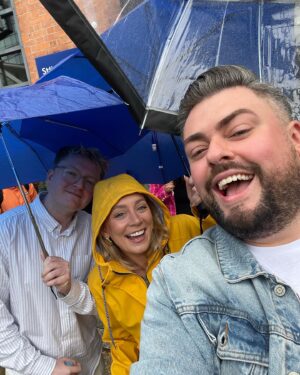 James Patrice Instagram - A few piccies Fidelma! 💄📻🌈✨💖
