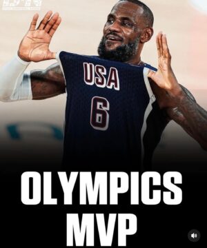 Jamie Foxx Instagram - The king. @kingjames showed up and showed out…. Please appreciate him while we got him.!! One of a kind GOAT 🐐.the best player on the Olympic team. From the players on the team.