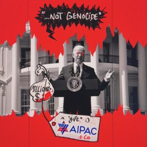 Jamie Hensley-Davies Instagram - REFUGEES IN TENTS are being bombed and are BURNING ALIVE right now in Rafah.
I didn’t think i could see anything more harrowing, but fuck me. We have to end this. We need sanctions NOW.
SPEAK UP.

Why isn’t Biden doing shit?? Just follow the money.
(This is a scene from my animated poem, gonna dedicate as much time as i can to finishing it this week.)

#freepalestine #alleyesonrafah #sanctionsnow #🇵🇸 #biden #stopthewar #palestine