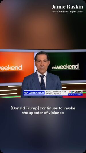 Jamie Raskin Instagram - Flashing his love for Vladimir Putin and contempt for our NATO allies, Trump invites Putin to conduct more imperialist aggression in Europe. The Mara-Lago kleptocrat promotes violence by the Moscow autocrat, Saudi theocrats and MAGAcrats at the Capitol.