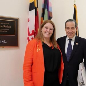 Jamie Raskin Instagram - Delighted to welcome reproductive freedom champion and #MD08 native Becca O’Connor to the Capitol for tonight’s SOTU. As Director of the American Society for Reproductive Medicine’s Center for Policy and Leadership, Becca safeguards IVF access and defends reproductive health care for families across the country.