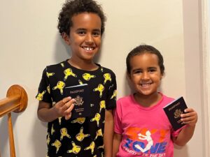 Jamie Raskin Instagram - So thrilled that my phenomenal district office team could help these adorable constituents secure their passports! Happy travels, kids!