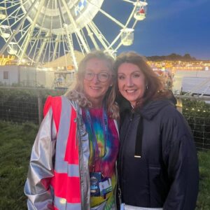 Jane McDonald Instagram - Thanks to Clare @mummascheck for a fantastic weekend @carfestevent