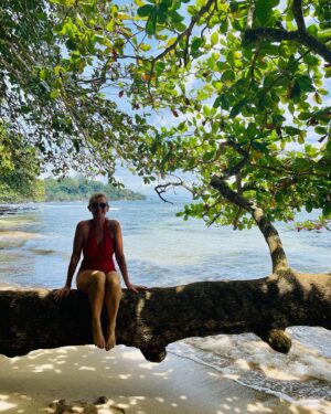 Jane Moore Instagram - Apologies for the photo dump but I’ve been waiting for this holiday with my daughters for three years and can’t quite believe we have finally made it after several Covid-related cancellations. We’re in #costarica and, wow, what a country. It feels like it belongs to the wildlife and we humans are mere guests. Our first stop was the #tinyhouse near Siquerres then on to stay in a school bus in #puertoviejo before heading to #tortuguero to see turtles, sloths and monkeys. Truly magical.