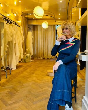 Jane Moore Instagram - Shopping for first born’s wedding dress ❤️ 👰‍♀️