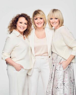 Jane Moore Instagram - Morning folks. Still in #Egypt so a bit late posting this as haven’t had decent Wifi until now. These are the shots (scroll across) from my @platinummaguk article about my long friendship with those two reprobates @kayeadamsofficial and @nadiasawalha. We did the first ever @loosewomen together and even though our collagen has long left the building, we’re still hanging on in there. In other news, my suitcase finally turned up after a week and, guess what, someone had rummaged through it and removed my shoes, my personal diary 🤷‍♀️ my make up bag and my wash bag with…my HRT in it 😱 Thanks @egyptair - much appreciated. So needless to say, the woman writing this post looks NOTHING like the one in these glamorous photos. Let’s put it this way: Egypt has one more old ruin in its midst and you wouldn’t recognise me in a police line up 😂 Hope you’re all having a great weekend.  @makeupcouk @mothershoppers #egyptair #missingluggage #hrt