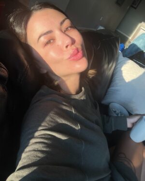 Janel Parrish Instagram - Summer lows and summer highs 
1. Grateful 🤍
2. Endo sister love letter
3. Summer low 
4. Recovery snuggles 
5. Family 
6. Dr Moose 
7. Summer’s lookin up 
8. Big sister Kleo kisses 🥹
9. Back to worky 
10. Summer high 🎥