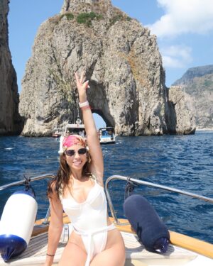 Janelle Marie Instagram - From Capri with Love 🇮🇹🍋 truly was the most magical day soaking up the coastal views and sea #capri #europe