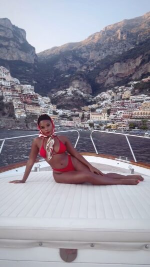 Janelle Monáe Instagram - I decided to take one last ride on my target’s boat… I thought it’d be a kind gesture to invite his mistress to join for helping me take him down 🥂💋🎯🔪