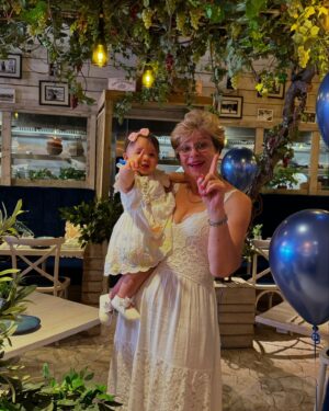 Janette Manrara Instagram - We’ve had the most amazing weekend celebrating Lyra! @aljazskorjanec parents and grandmother came over to spend time with/ her for her birthday and they brought along some beautiful lady bug decorations and cupcakes w/ Lyra’s many faces! Haha! We spent the day having a perfect family lunch, w/ a beautiful cake, and cuddles and love all day at home in the garden as the sun came out for our little sunshine! It was quaint, and warm and full of love ☀️🤍

Thank you so much for all of the beautiful birthday wishes! We are so happy in our little family bubble 🫶🏼