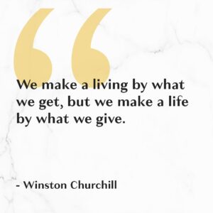 Janice Bryant Howroyd Instagram - “We make a living by what we get, but we make a life by what we give.” - Winston Churchill