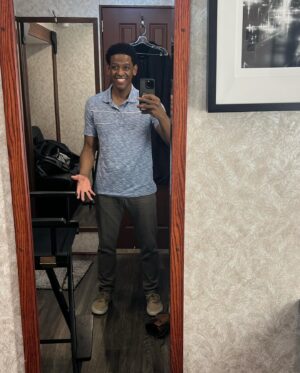 Jared Grimes Instagram - My flight 828 outfit typically meant something crazy was about to happen and oddly that was always exciting!!!!!😜 #behindthescenes #manifestnetflix #manifesters #manifestfinalseason #flight828
