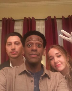 Jared Grimes Instagram - Absolutely had to undo this situation 😧😅 #behindthescenes #manifestnetflix #manifestfinalseason #manifesters