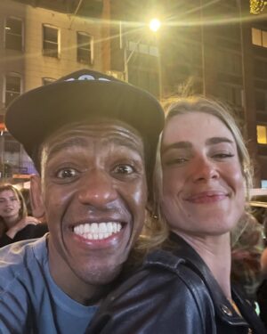 Jared Grimes Instagram - On my geek stuff with @mroxburgh 🤦🏾‍♂️ who also directed one of my episodes in the final season! 🙌🏾🎉 #waybackwednesday #manifestnetflix #manifestfinalseason #manifesters
