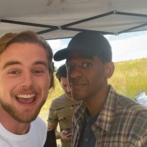 Jared Grimes Instagram - Found TJ on top of the mountain 🙌🏾🤪 @manifestonnetflix #behindthescenes #manifestnetflix #manifesters #manifestfinalseason