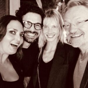 Jared Harris Instagram - We had a little #TeamHarris x #TeamStrait summit w/Steven & his lovely wife @dariazva last night to discuss the state of the solar system & how best to distribute great amounts of hugs to all who need them. 🥰 #TheExpanse #Family