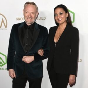 Jared Harris Instagram - We survived awards season by turning the whole thing into one long date night. #FBF #ProducersGuildAwards #TeamHarris #AwardsSeason