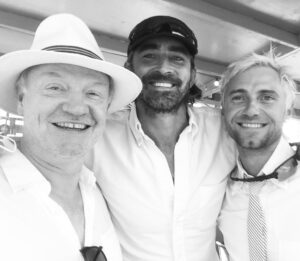 Jared Harris Instagram - Simply, this is an appreciation post for having miraculously been able to work, and make new friends in this time of pandemic. What a gift. 

#TeamHarris
#TeamPaceFoley
#Foundation
#Bromance