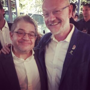 Jared Harris Instagram - WE DID IT (pic by my lovely @allegrariggio) #OswaltHarrisSummit #TeamHarris #Emmys2019 #PartyPatrol