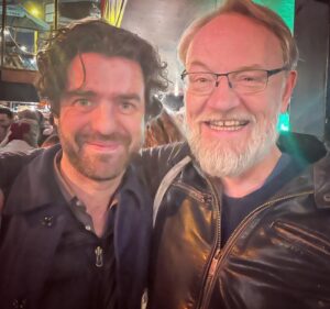 Jared Harris Instagram - Goodsir!

I'm so touched to see friends, family, fans & fellow actors coming out to support, and especially so many fans of The Terror. We will always be proud of that project. Long may it continue to find its audience. 

Photo 1: from last night, taken by my dear @allegrariggio 📸

Photo 2: taken when we saw he & his wonderful wife, Michelle Terry, in Macbeth in 2018 (also by Allegra ❤️)

#TeamHarris
#TheTerror
#Goodsir
#CaptainCrozier
#ThereAreWondersHere
#SupportTheArts
#SupportYourScene
#SupportLiveTheatre

#TheHomecoming
#YoungVic