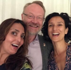 Jared Harris Instagram - The Breakspears had a night out for some much-needed couple’s therapy with #TeamHarris 😂 #CarnivalRow