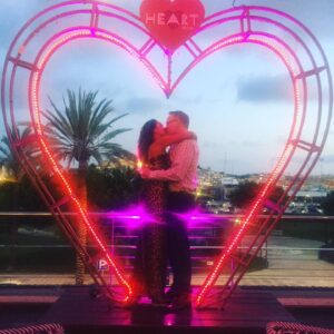Jared Harris Instagram - It’s my beautiful wife’s birthday today. 10 years ago tomorrow, on a beach in Malibu, I asked her to marry me. Every day she makes me laugh. Happy birthday my love, and here’s to more laughter together. I ❤️ U
