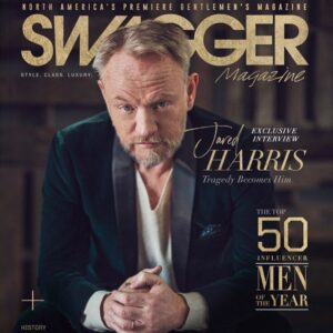 Jared Harris Instagram - Casual modeling. 😎 Thank you to @janeowenpublicrelations for connecting us to @swaggermag for this cover/fashion story, & my lovely @allegrariggio for not only teaching me how to hand model, but also for arranging @realjohnhood for the interview. Link in bio, I hope you enjoy it. #TeamHarris #CasualModeling #SwaggerMagazine