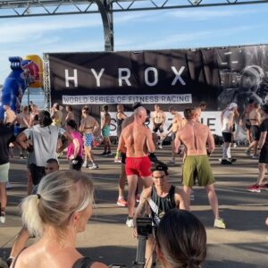 Jared Reinfeldt Instagram - First @hyroxamerica relay in the books this Saturday.  Even with four of us, we couldn’t keep up with Sammy 😂. We all really took a beating—my butt has never been more sore. Still slayed tho, obviously. 

And then, @pridefit 5k on Sunday, with the most gorgeous group of runners, joggers, and walkers enjoying a perfect day in Central Park to benefit @out.fdn Two-time champion @gradykeefe took the crown for the third time, despite my attempts to bribe someone—anyone!—to beat him. 

Also, if anyone from Hyrox reads this…we can’t find our official score 😂. Help a girl out or I will be forced to claim it as 54 minutes. Sorry!