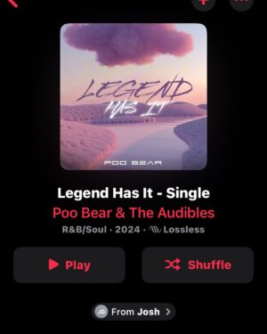 Jason Boyd Instagram - “Legend Has It” out everywhere !!!HBD @theaudibles !!!