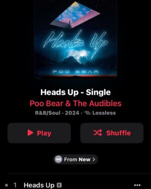 Jason Boyd Instagram - “Heads Up” out everywhere!!! HBD @theaudibles