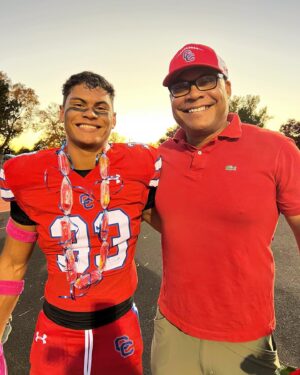 Jason Cabell Instagram - Great victory on Senior Night against #3 Arapahoe! What a game 24-14 W. @cherrycreekfootball Go Creek! Last regular season home game.