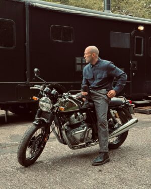 Jason Statham Instagram - @royalenfield