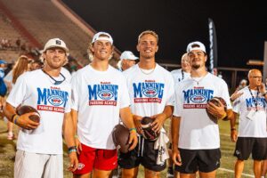 Jaxson Dart Instagram - Quick trip to Thibodaux! Thank you to the Manning’s! MPA 24’