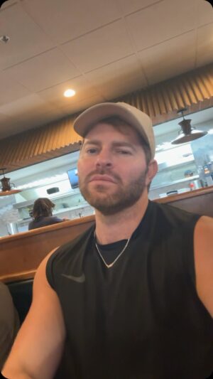Jaymes Vaughan Instagram - This is just how he’s casually enjoying breakfast.