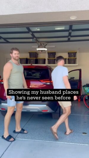 Jaymes Vaughan Instagram - Anybody else’s husband like this? Turns out the @nissanusa Rogue CAN take you places you’ve never been before. #NissanPartner