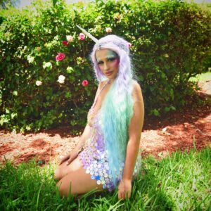 Jazz Jennings Instagram - “Oh, you think you’re a girl??? I guess that means i can be a unicorn.” Go ahead and be a unicorn girly👌🦄
✨✨✨
#FantasyFashion #DragMakeup #Drag
Makeup, hair, and outfit by: 𝓙𝓐𝓩𝓩 @jazz.sparkles22 
Photos📸 by: @sander_jennings @digiempower