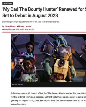 JeCobi Swain Instagram - The wait is over! S2 is here! 🙌🏾🎉🔥✨
So excited for this and to be apart of this awesome cast! Thank you to everyone who is supporting the show and tuning in and to all of you who are supportive of my journey!  I appreciate it! #Netflix #mydadthebountyhunter #S2 #momthebountyhunter #jeremiah2911 #season2