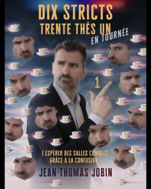 Jean-Thomas Jobin Instagram - Stratégique dans les jeux. Stratégique aussi en marketing?? 🤔

Bien heureux de vous présenter le visuel de mon 4e one-man show dont la tournée commence en 2023, avec des dates de rodage ce printemps (à mon retour des Philippines) et ensuite DÉCOLLAGE OFFICIEL (J'ai fait beaucoup de pré-rodage donc le rodage sera un rodage avancé, si ça vous rassure). ( Quoique beaucoup de fans d'humour aiment voir quelques nouvelles blagues à l'essai; et bien il y en aura aussi, rassurez-vous). Grosso modo J'ESSAIE DE RASSURER TOUT LE MONDE! haha.

Très hâte de vous retrouver. Je suis très reconnaissant d'avance pour ceux et celles qui viendront me voir, que ce soit mes fans de la première heure (merci tellement), ou les nouveaux/nouvelles qui m'ont découvert récemment et qui seraient curieux de voir ce que ça donne un Jean-Thomas Jobin en show. (je prends cette formulation car je suis le seul Jean-Thomas Jobin que je connais,  mais je manque peut-être de culture). Merci aussi aux salles qui ont la gentillesse de m'accueillir. 

Stratégiquement, je serais censé ajouter que se procurer des billets est une bonne idée de cadeau de Noël mais je sais pas si c'est une stratégie trop utilisée? (Lien pour l’achat sur mon site dans ma bio) 😻🕺🏻❤️🎅🎄

Les dates ci-dessous sont confirmées (d'autres dates à venir) lien 
MERCI ENCORE ! 

SAINTE-THÉRÈSE – 20 avril 2023 
COWANSVILLE – 22 avril 2023
SAINT-EUSTACHE – 29 avril 2023
LÉVIS – 4 mai 2023        
BROSSARD – 13 mai 2023
TERREBONNE – 18 mai 2023
LAVALTRIE– 20 mai 2023
LONGUEUIL –  25 mai 2023
QUÉBEC – 31 mai 2023
MONTMAGNY – 1ER juin 2023
TROIS-RIVIÈRES – 2 juin 2023
GATINEAU – 19 juin 2023
VAL MORIN – 8 juillet 2023
GRANBY – 20 septembre 2023
SAINT-GEORGES-DE-BEAUCE – 29 septembre 2023
SHERBROOKE – 13 octobre 2023
DRUMMONDVILLE – 25 octobre 2023
LAVAL – 9 décembre 2023

🎅