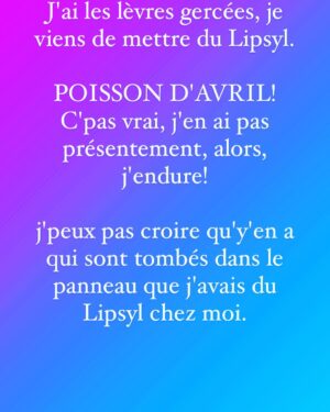 Jean-Thomas Jobin Instagram - #poissondavril #LaNaiëvetéEstPalpable