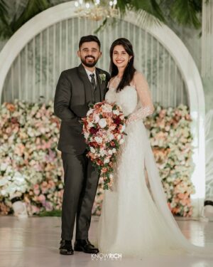 Jeevan Mammen Stephen Instagram - Forever!❤️✨
.
.
Costume stylist: @fariz_lezin_ 
MUA: @martini_trucco 
Clicked by : @knowrichweddings
Event by: @shufflevents