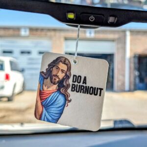 Jeff Bonnett Instagram - But Officer, I wasn't doing a burnout, I was simply sending my tires to the Lord 😆✝️ find them on our site if ya want one!