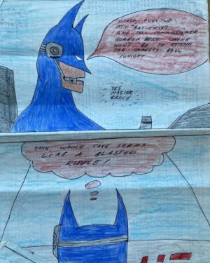 Jeff Lemire Instagram - Just found this BATMAN comic I made when I was 10 years old! Eat your heart out Chip Zdarsky.