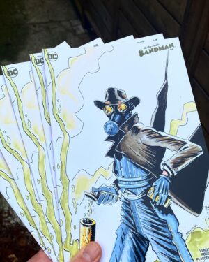 Jeff Lemire Instagram - I did a variant cover for Sandman #4 written by my old pal @robertvenditti Out in Jan!