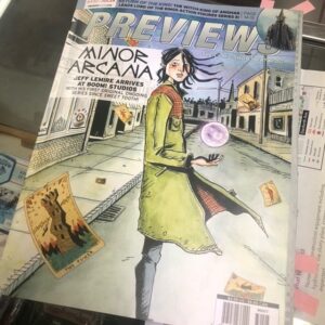 Jeff Lemire Instagram - MINOR ARCANA is on the cover of this month’s PREVIEWS Catalogue! Make sure you ask your local comic book store to order you a copy! @boom_studios