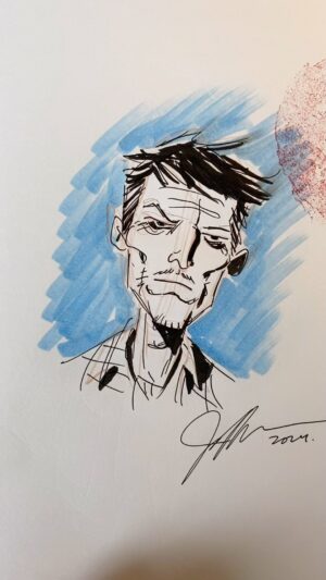 Jeff Lemire Instagram - Working on some new Royal City today…