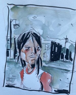 Jeff Lemire Instagram - Some new ROYAL CITY developmental material from my sketchbook…