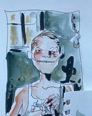 Jeff Lemire Instagram - Some new ROYAL CITY developmental material from my sketchbook…