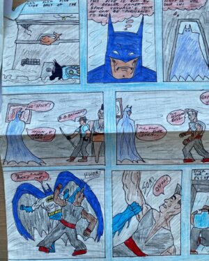 Jeff Lemire Instagram - Just found this BATMAN comic I made when I was 10 years old! Eat your heart out Chip Zdarsky.