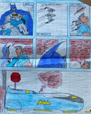 Jeff Lemire Instagram - Just found this BATMAN comic I made when I was 10 years old! Eat your heart out Chip Zdarsky.